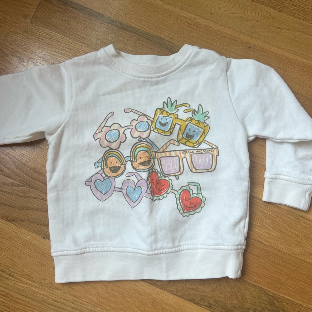 Stella McCartney Sunglasses Printed Sweatshirt (3T) - Picture 2 of 5